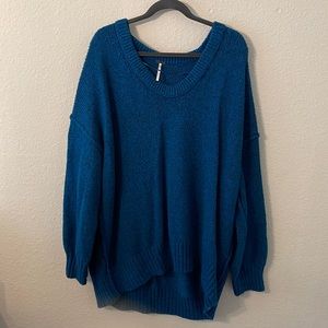 Free people oversized scoop neck sweater